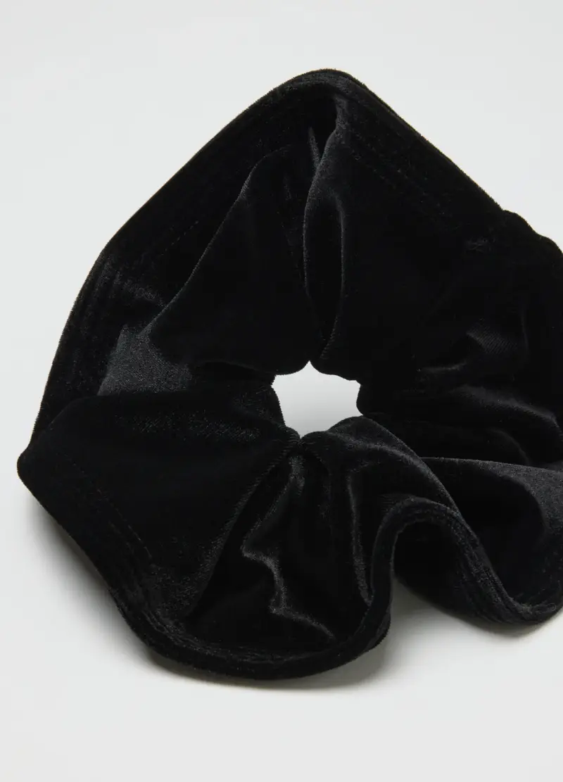 , Elastico Nero Per Capelli, Donna, Nero miniatura 3