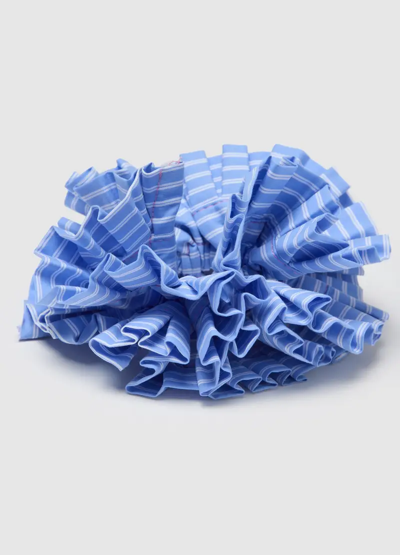 Elastico Per Capelli A Righe Multicolor, Donna, Multicolor miniatura 2