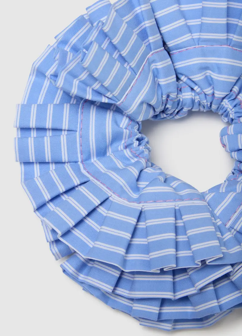 Elastico Per Capelli A Righe Multicolor, Donna, Multicolor miniatura 3