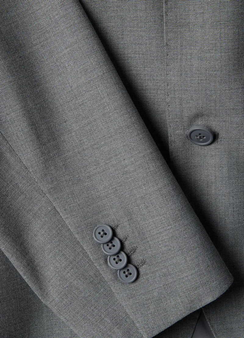 Giacca Grigia Monopetto Slim Fit, Uomo, Grigio miniatura 2