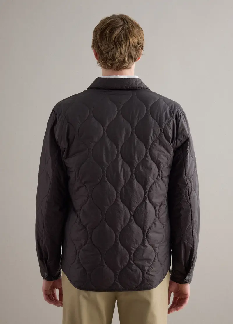 Giacca Husky Marrone Regular Fit Con Zip, Uomo, Marrone miniatura 3