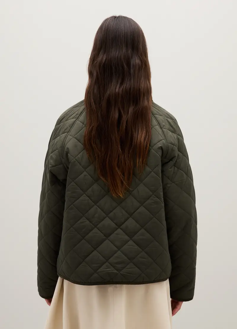 Piombo Giacca Husky Verde Regular Fit Donna miniatura 3