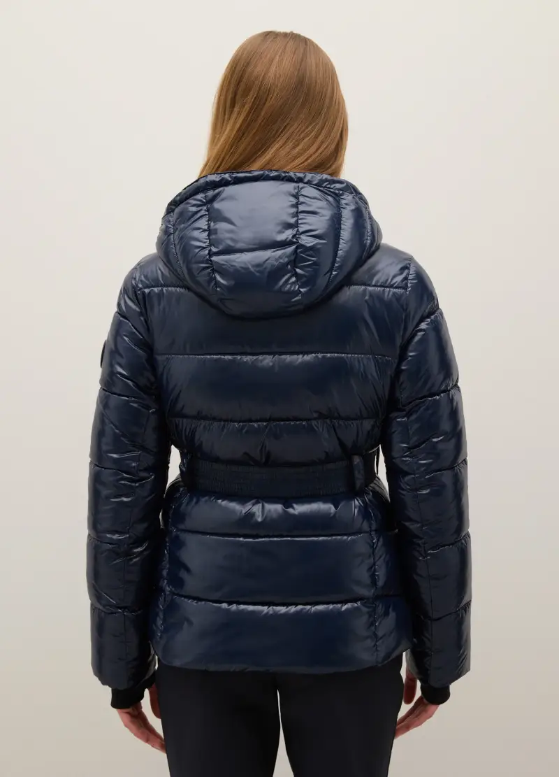 Giacca Imbottita Da Sci Blu Water Repellent, Donna, Blu miniatura 3