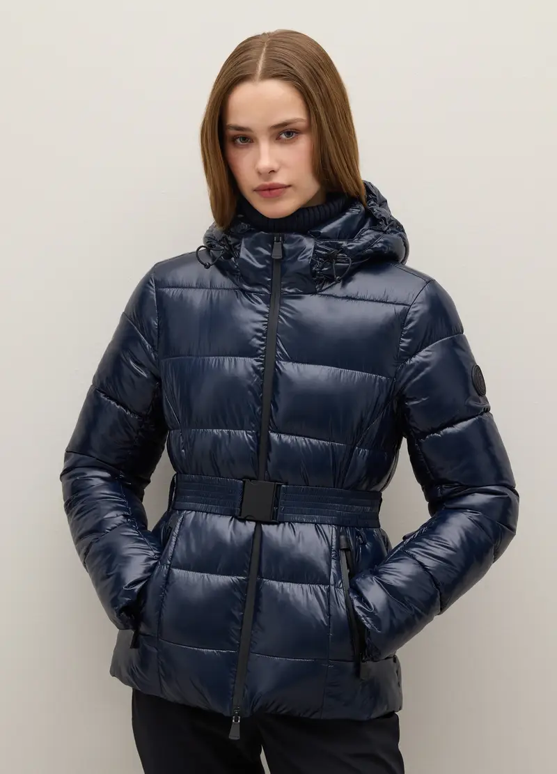 Giacca Imbottita Da Sci Blu Water Repellent, Donna, Blu