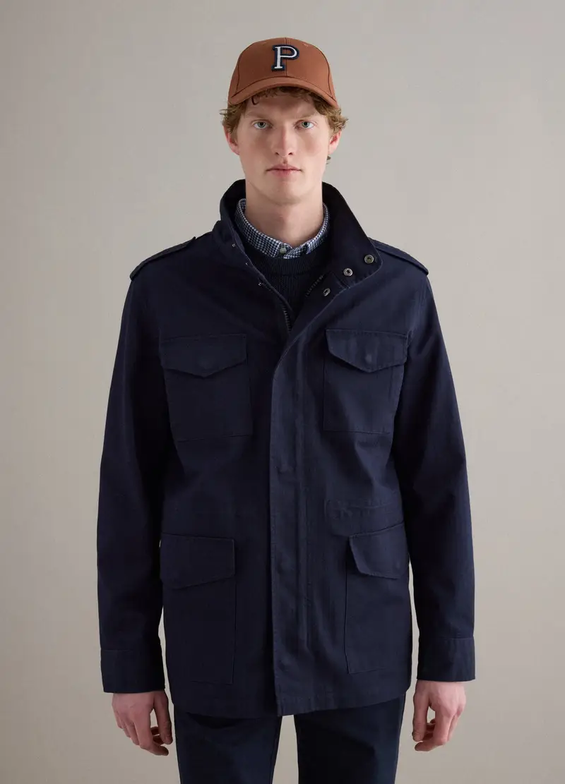 PIOMBO Parka Uomo Blu 4154702