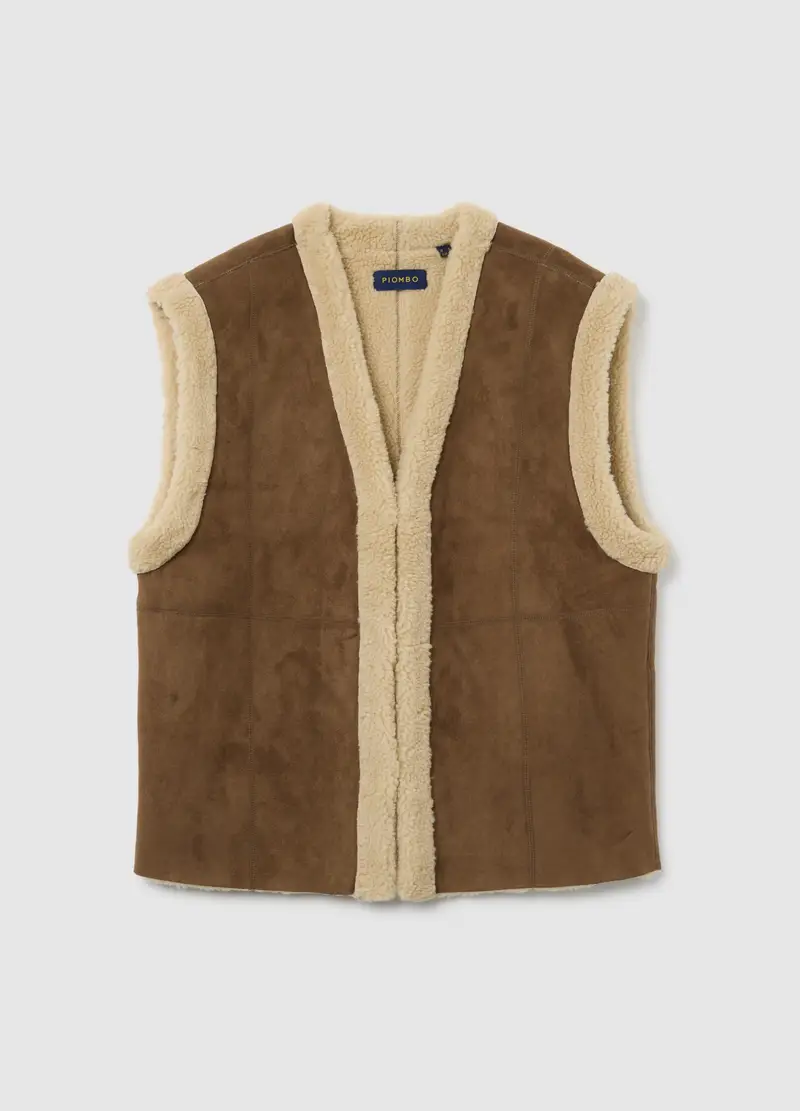 Giacca Smanicata Marrone Regular Fit, Donna, Multicolor