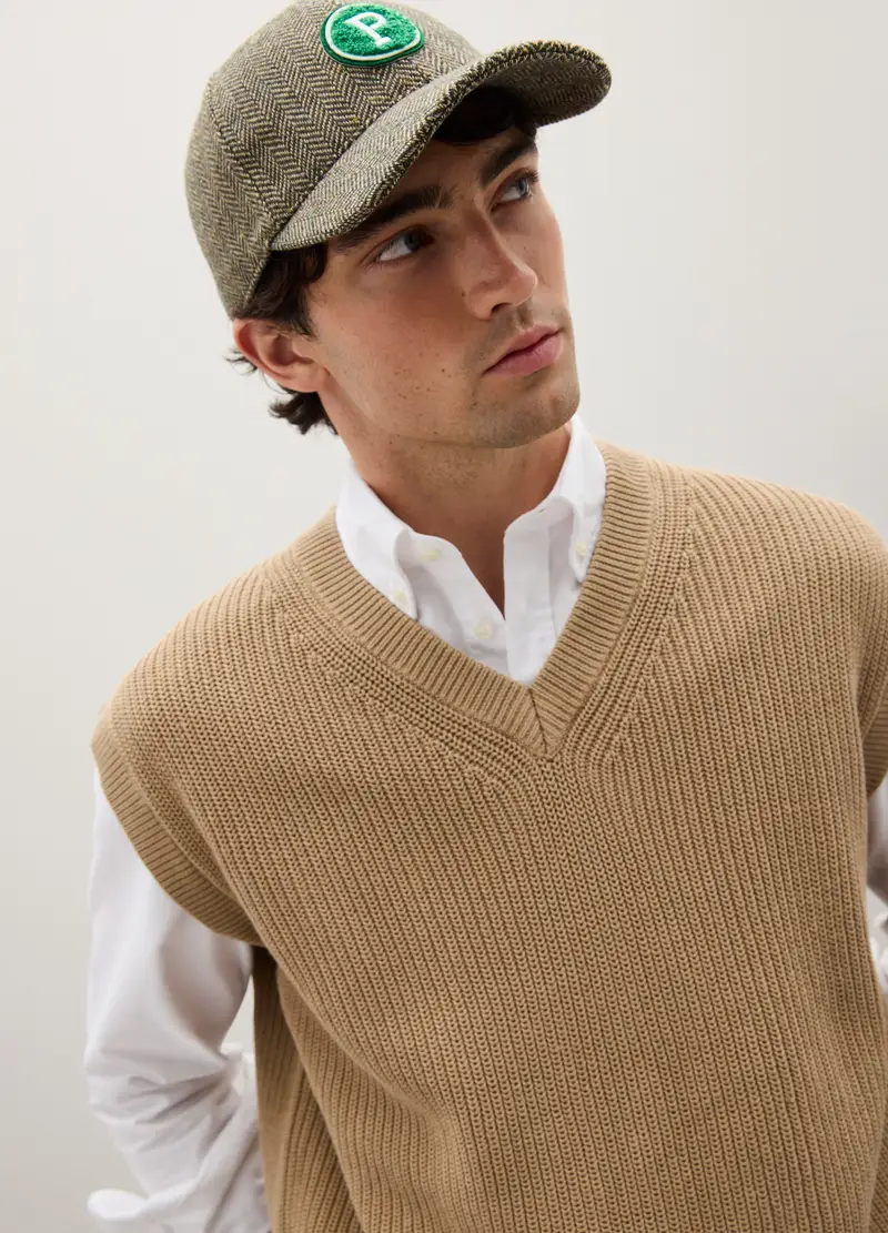 PIOMBO Gilet Uomo Beige 3188916 miniatura 3