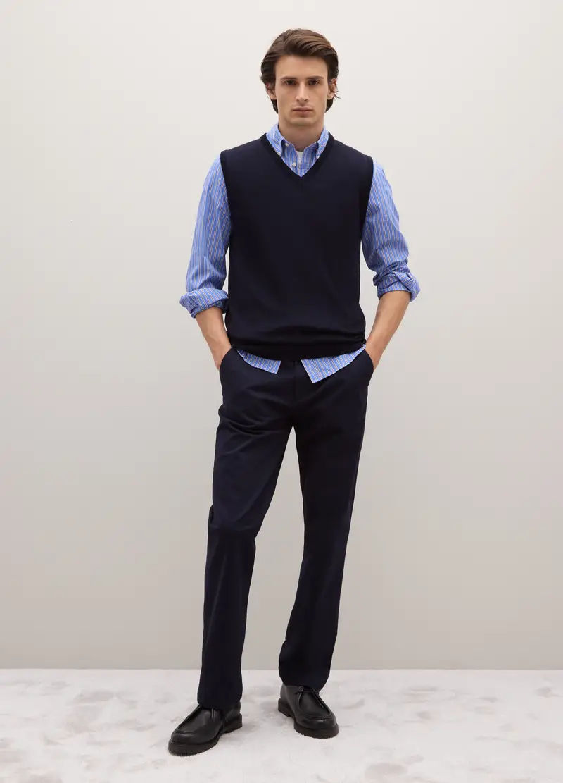 PIOMBO Gilet Uomo Blu 3908422 miniatura 2