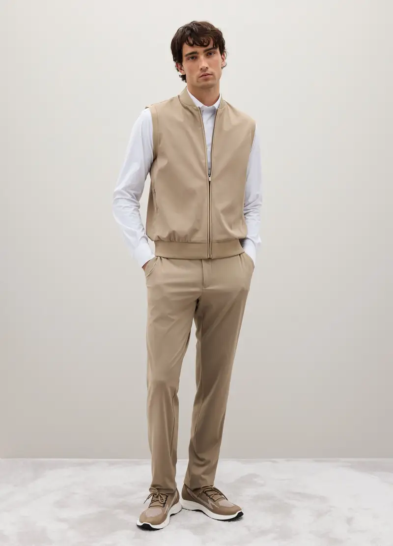 PIOMBO Gilet Uomo Beige 1964813 miniatura 2