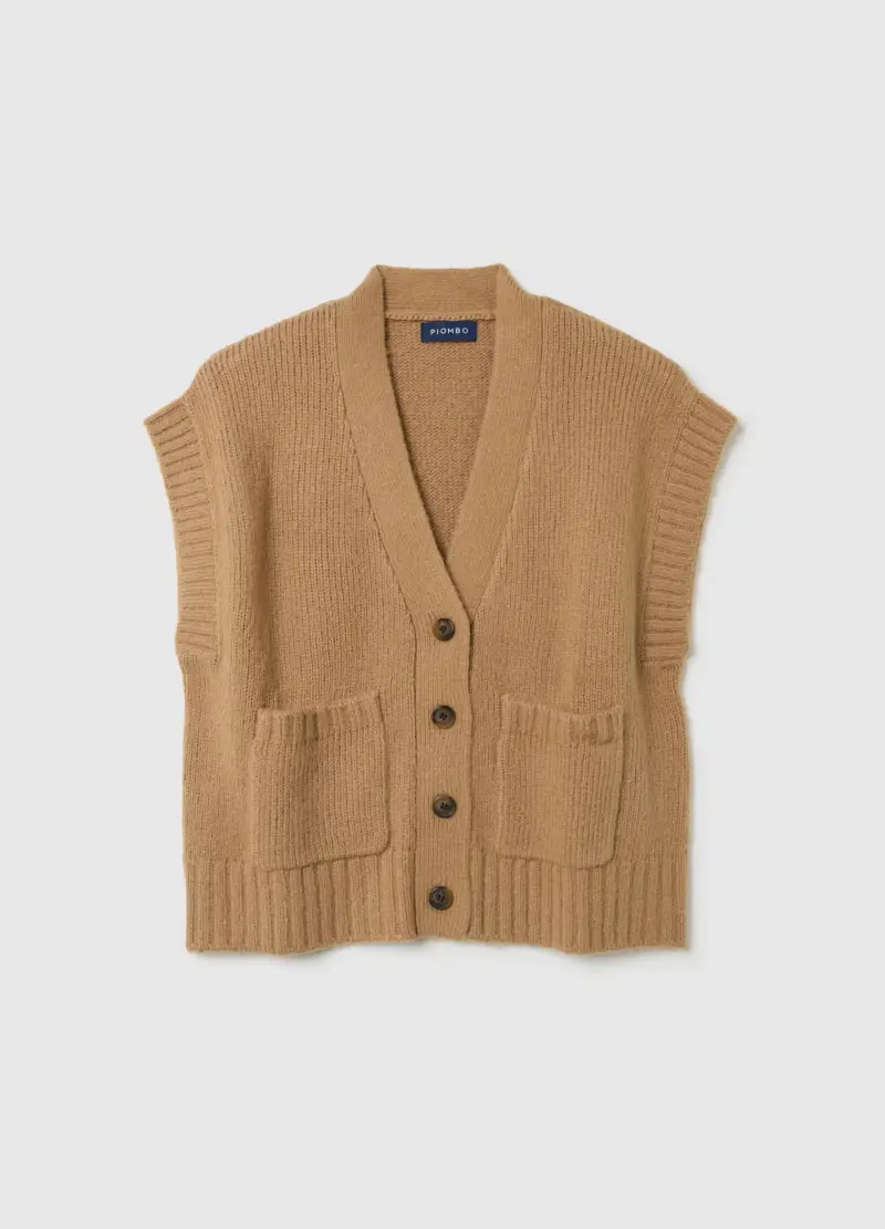 PIOMBO Gilet Donna Marrone 3048380