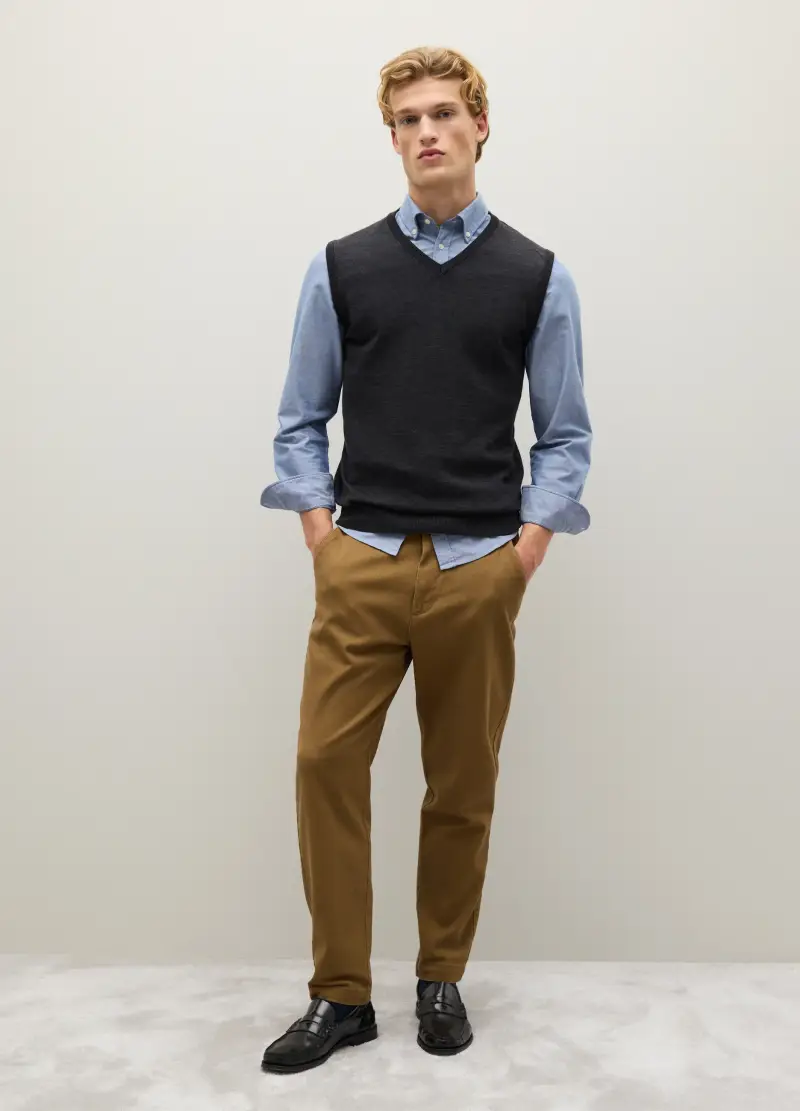 PIOMBO Gilet Uomo Nero 4153646 miniatura 2