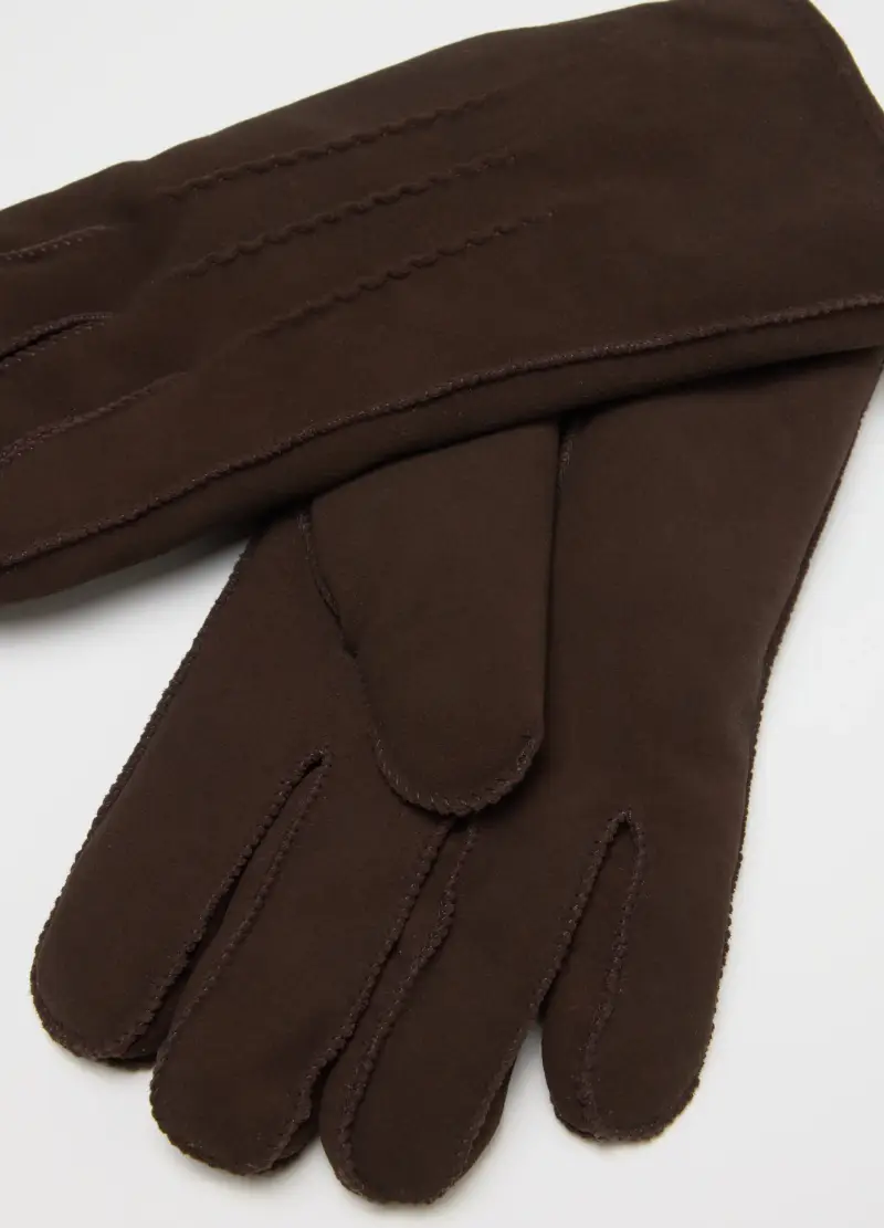 PIOMBO Guanti Uomo Marrone 3189068 miniatura 2