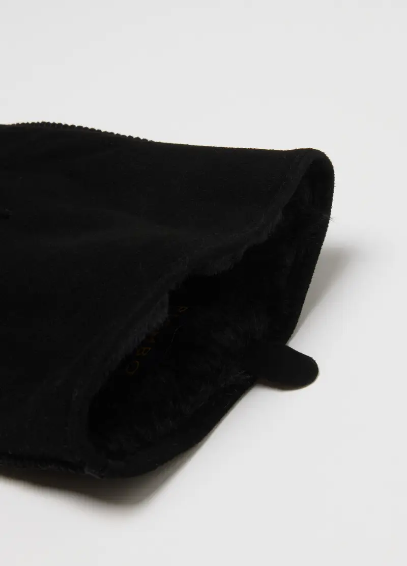 PIOMBO Guanti Uomo Nero 4122910 miniatura 3