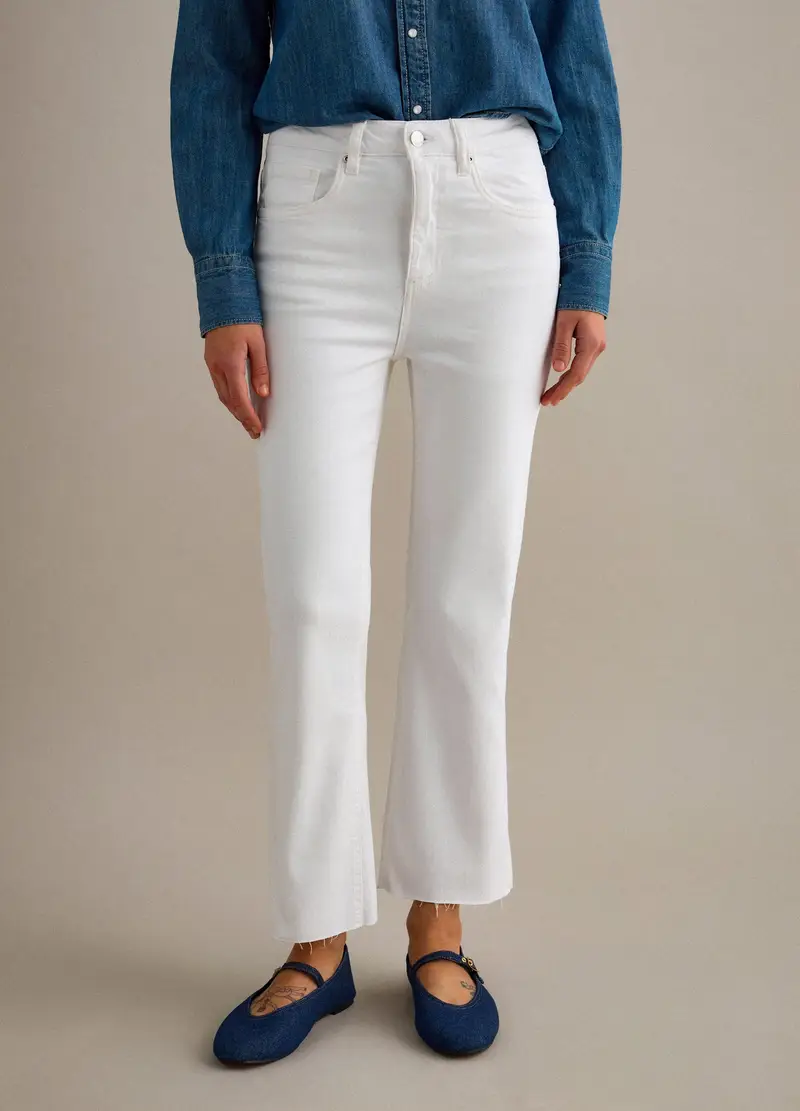 PIOMBO Jeans Donna Bianco 4330421 miniatura 2