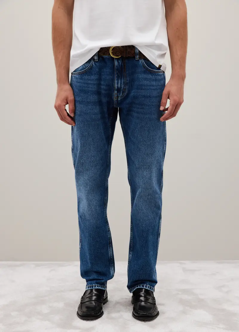 PIOMBO Jeans Uomo Blu 2616429 miniatura 2