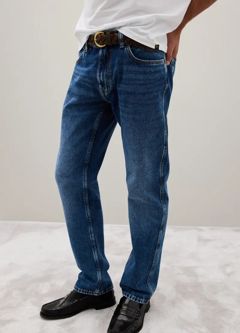 PIOMBO Jeans Uomo Blu 2616429 miniatura 3