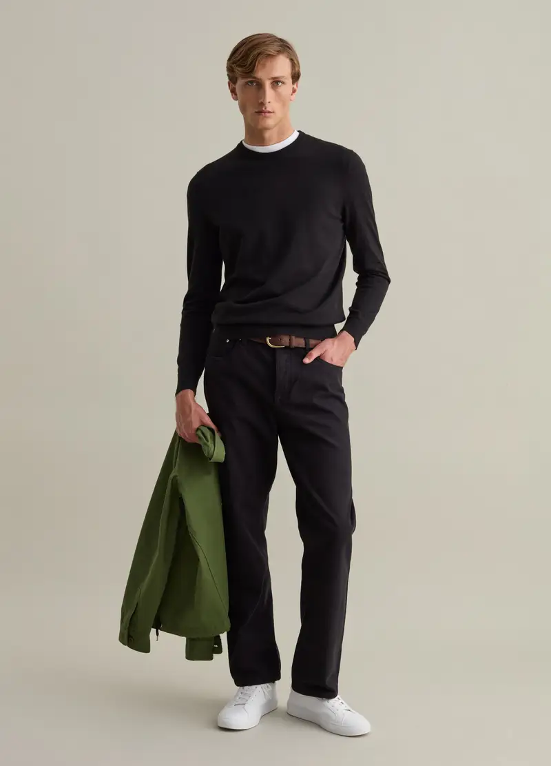 PIOMBO Jeans Uomo Nero 4122052