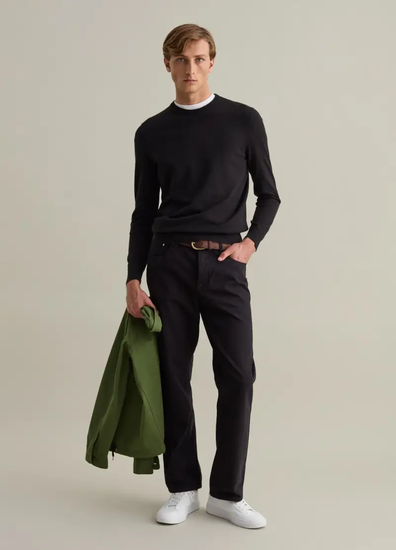 PIOMBO Jeans Uomo Nero 4133218