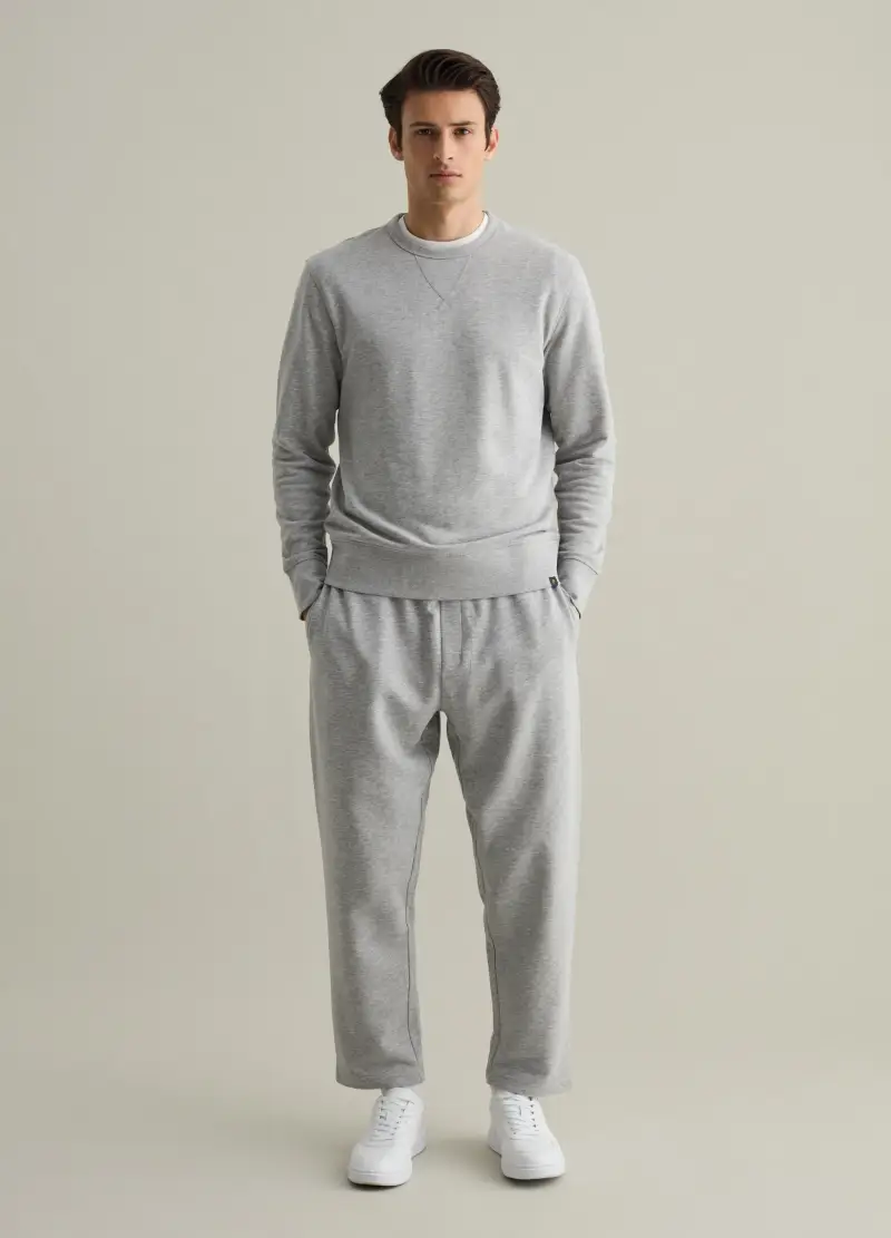 Joggers Con Coulisse E Tasche, Uomo, Grigio
