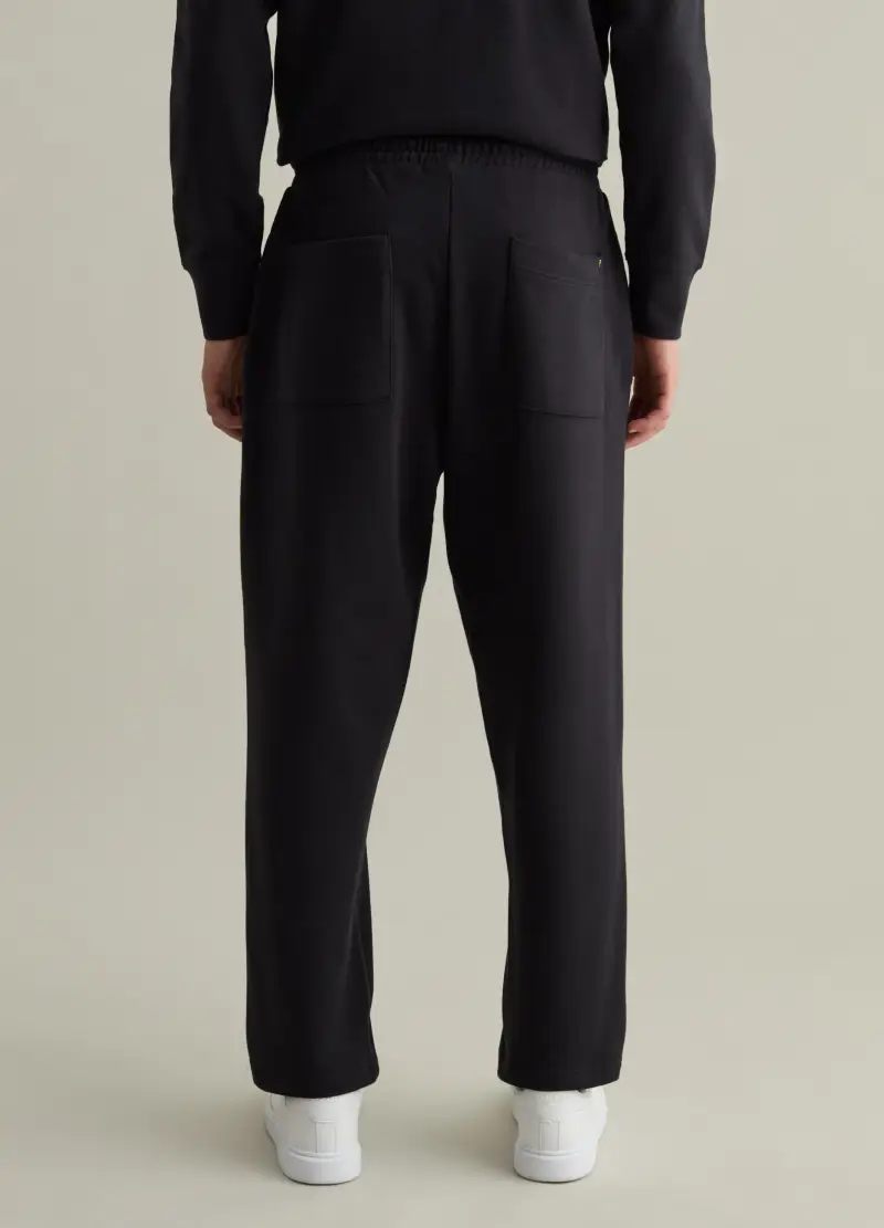 Joggers Con Coulisse E Tasche, Uomo, Nero miniatura 3