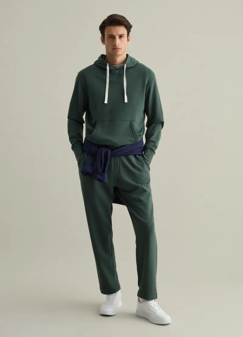 Joggers Con Coulisse E Tasche, Uomo, Verde