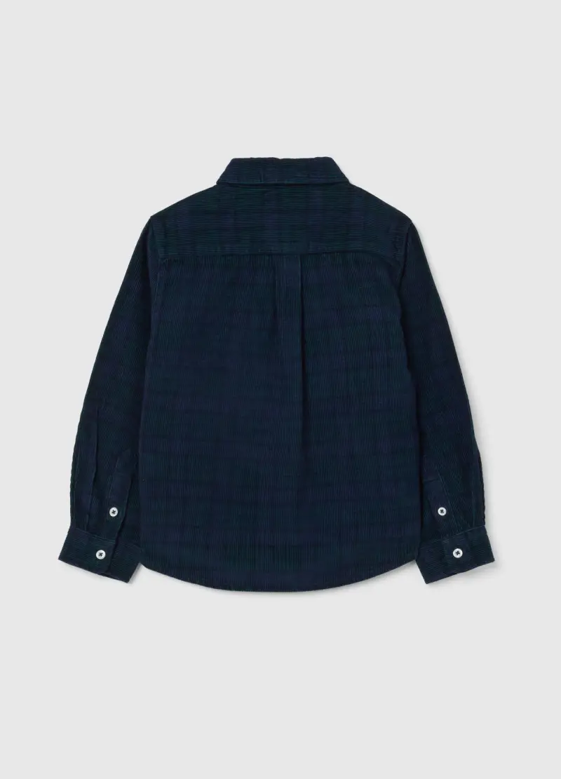 Camicia A Quadri Multicolor Da Bambino In Puro Cotone Regular Fit, Multicolor miniatura 2