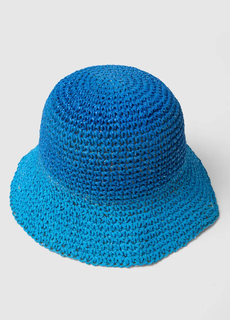 Cappello In Puro Tessuto Carta Multicolor Da Bambina, Multicolor miniatura 2