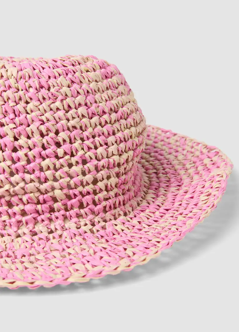 Cappello In Puro Tessuto Carta Multicolor Da Bambina Regular Fit, Multicolor miniatura 3