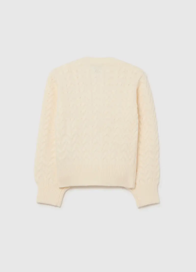 PIOMBO KIDS Cardigan Bambina Beige 3408996 miniatura 2