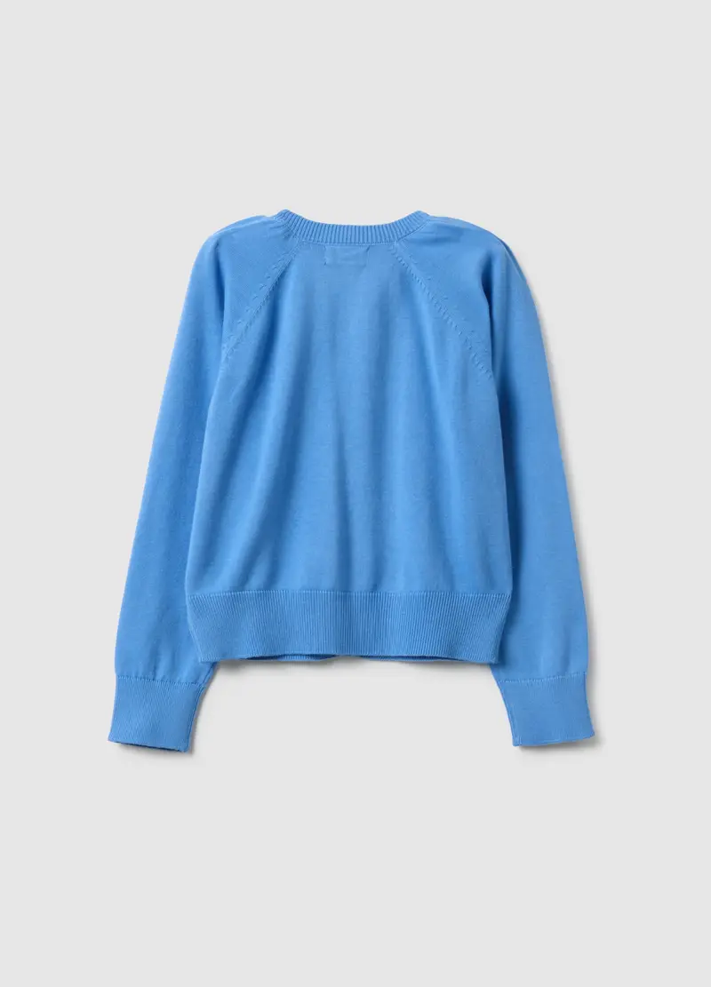 PIOMBO KIDS Cardigan Bambina Azzurro 4080255 miniatura 2