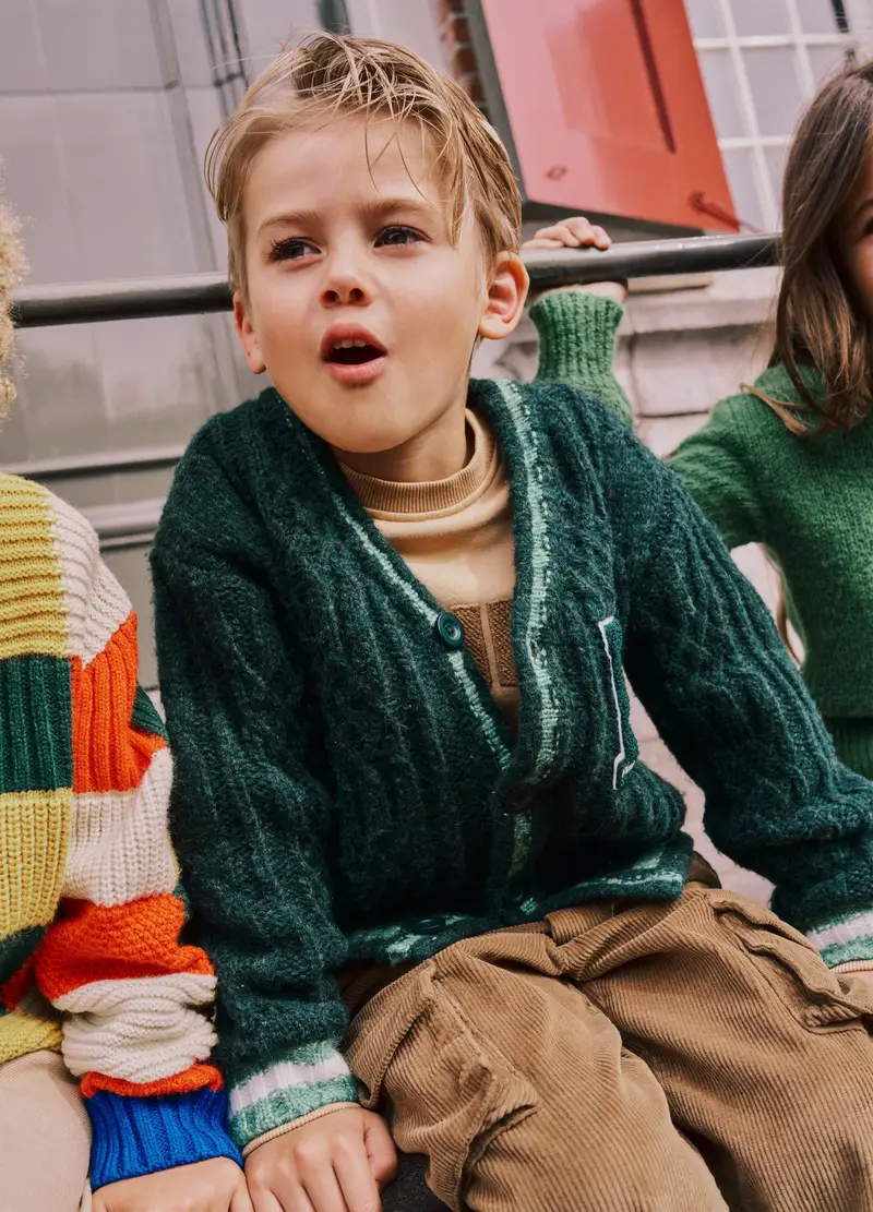 PIOMBO KIDS Cardigan Bambino Verde 4153489