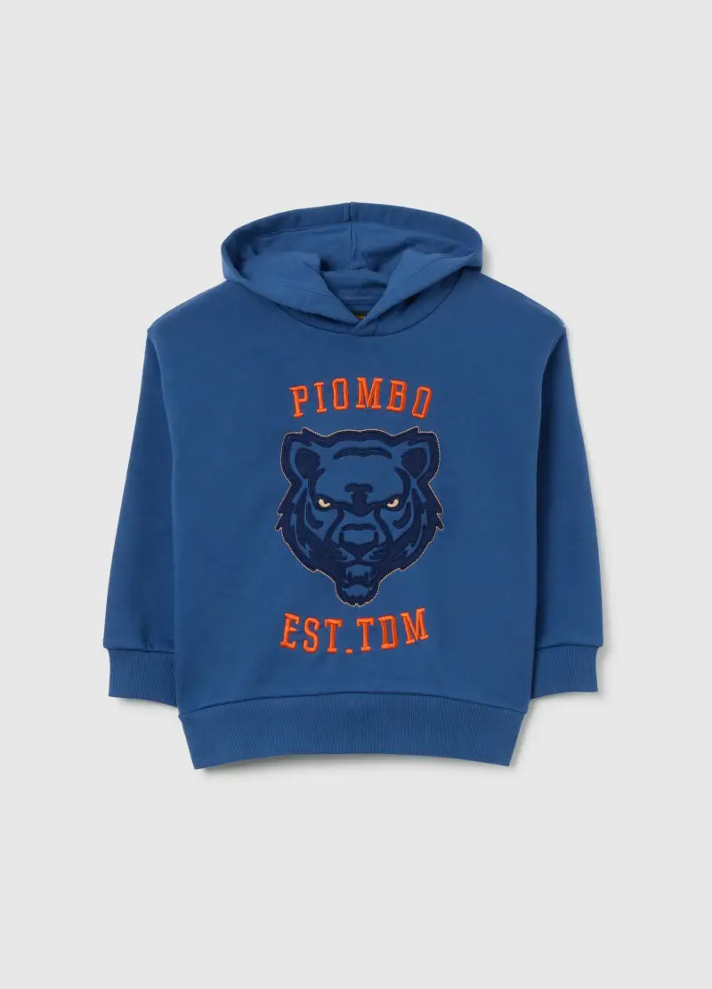 Felpa Blu Per Bambino, Blu