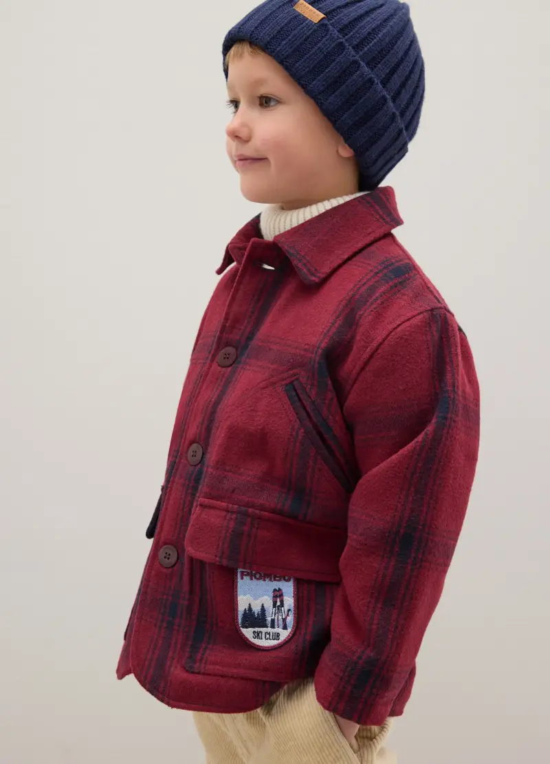 Giacca A Quadri Multicolor Da Bambino Regular Fit, Multicolor miniatura 3