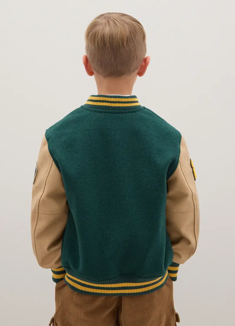 Giacca Da Bambino Multicolor Regular Fit Con Bottoni, Multicolor miniatura 3