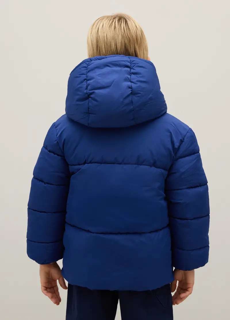 Giacca Imbottita Blu Da Bambino Con Zip, Blu miniatura 2