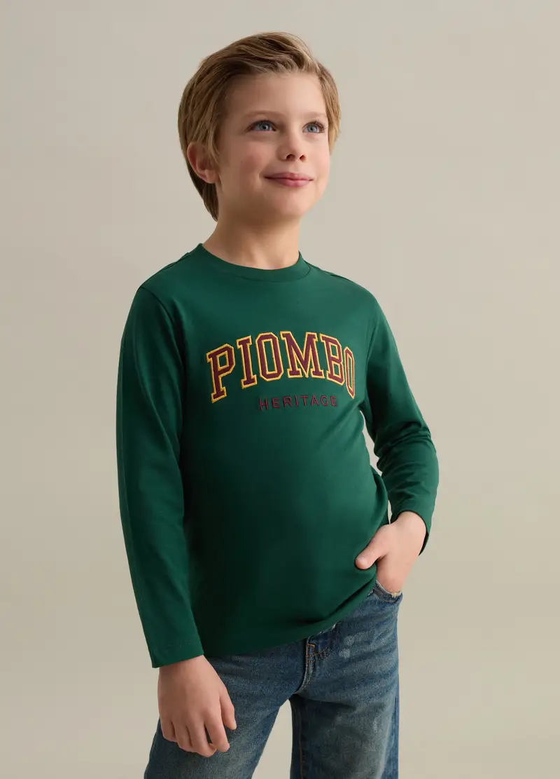 PIOMBO KIDS T-shirt Bambino Verde 3425618