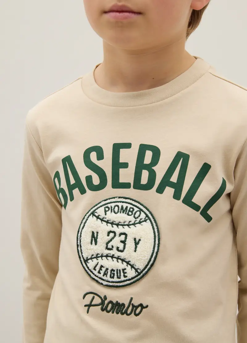 PIOMBO KIDS T-shirt Bambino Beige 4320086 miniatura 3