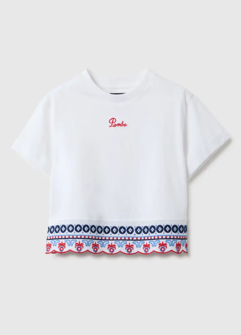 PIOMBO KIDS T-shirt Bambina Bianco 4123215