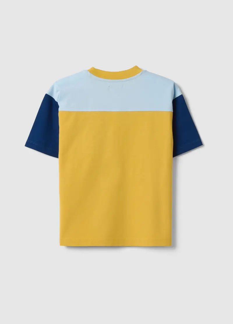 T-shirt In Puro Cotone Multicolor Da Bambino Regular Fit Con Numero 23, Multicolor miniatura 2