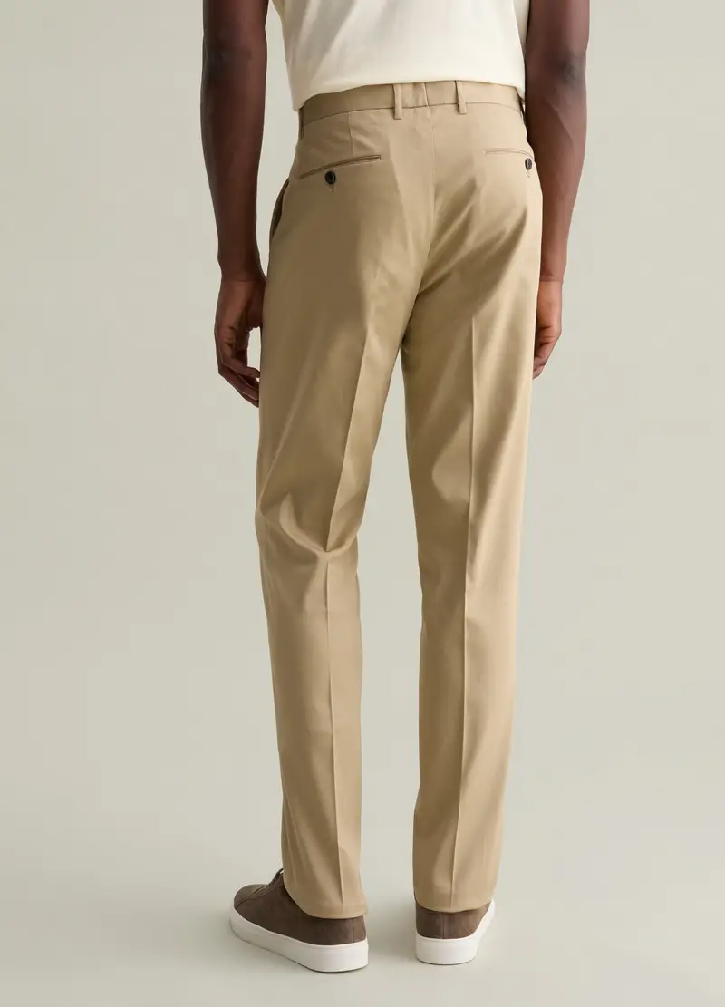 PIOMBO, Pantalone Chino Con Pinces Contemporary, Uomo, Beige, Taglia: 54 miniatura 3