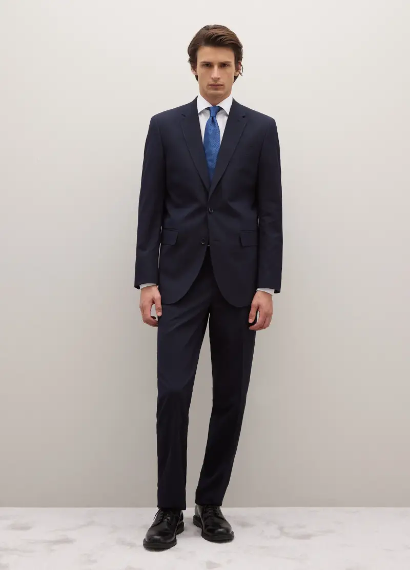 Pantaloni Blu Regular Fit, Uomo, Blu