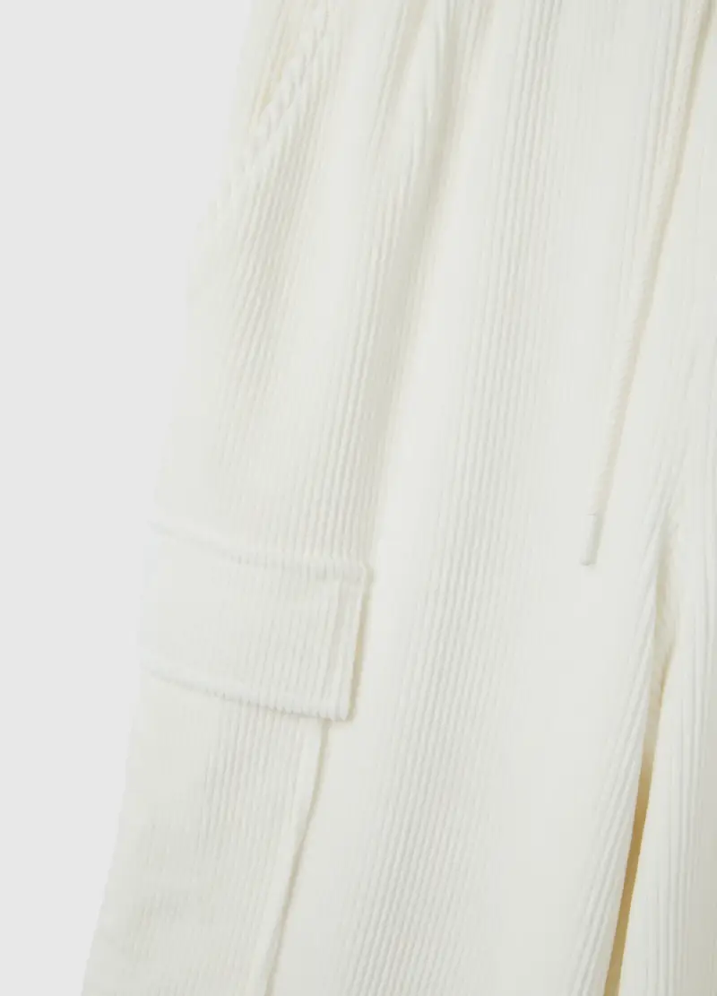 PIOMBO Pantaloni cargo Donna Bianco 3456451 miniatura 2