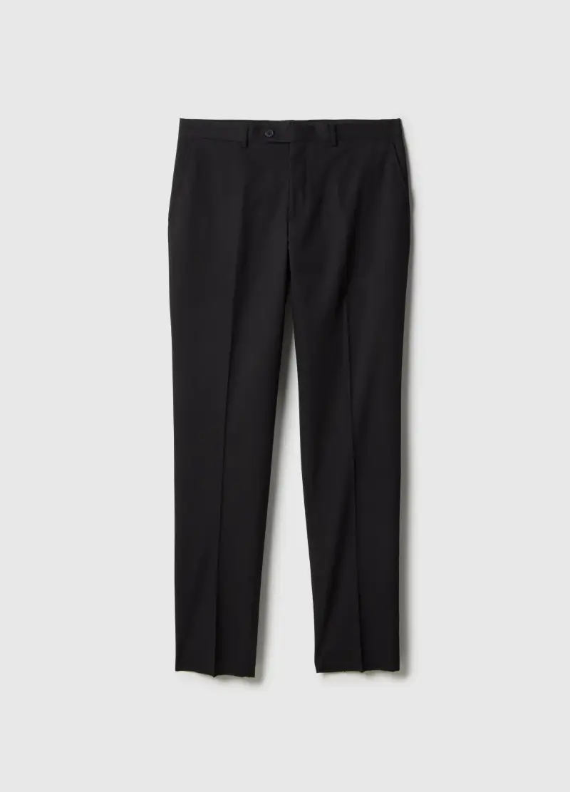 PIOMBO Pantaloni classici Uomo Nero 4011381