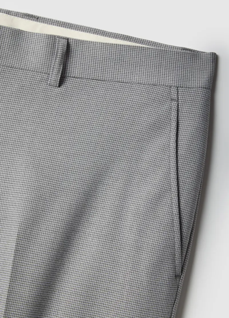 Pantaloni Grigi Regular Fit, Uomo, Grigio miniatura 2
