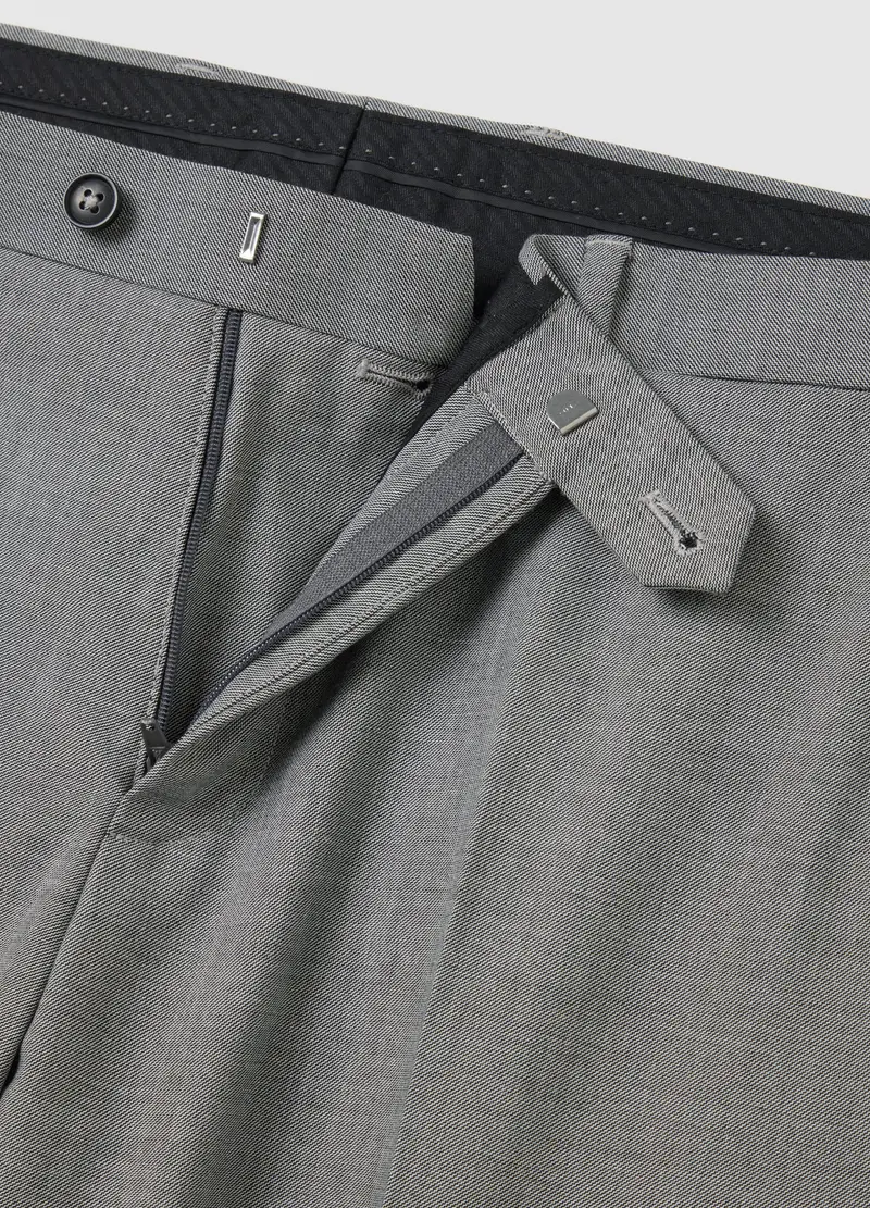 Pantaloni Grigi Slim Fit, Uomo, Grigio miniatura 2