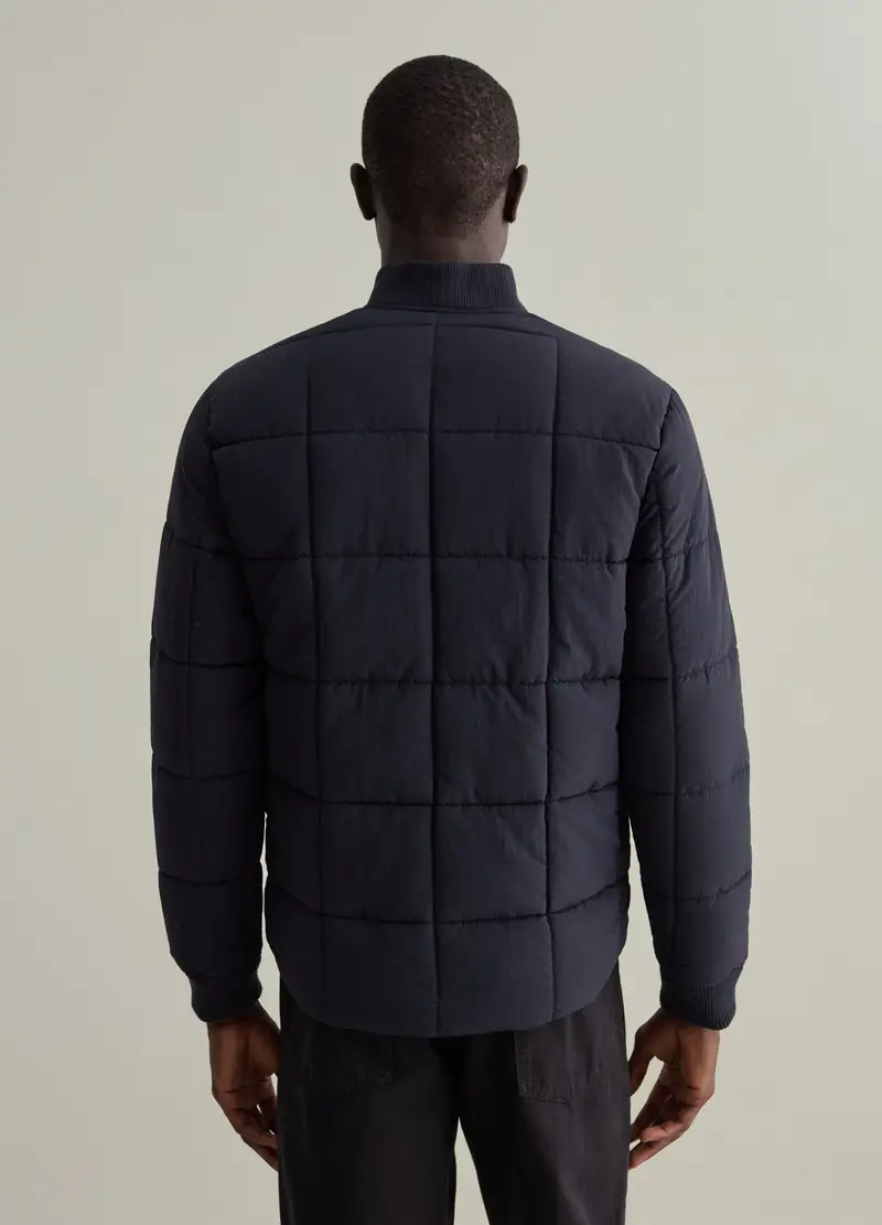 Piumino Trapuntato Con Imbottitura In Repreve®, Uomo, Blu miniatura 3