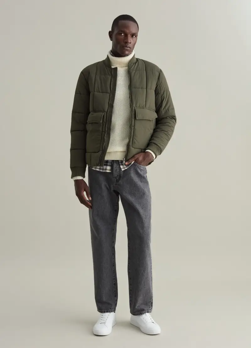 Piumino Trapuntato Con Imbottitura In Repreve®, Uomo, Verde