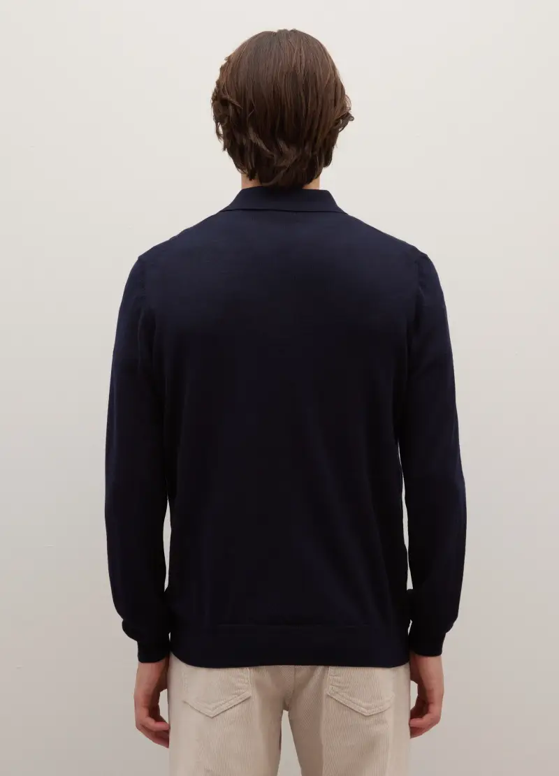 PIOMBO Polo Uomo Blu 4307161 miniatura 3