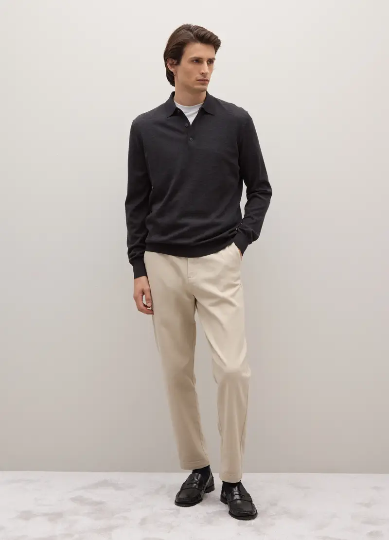 PIOMBO Polo Uomo Nero 4133554 miniatura 2