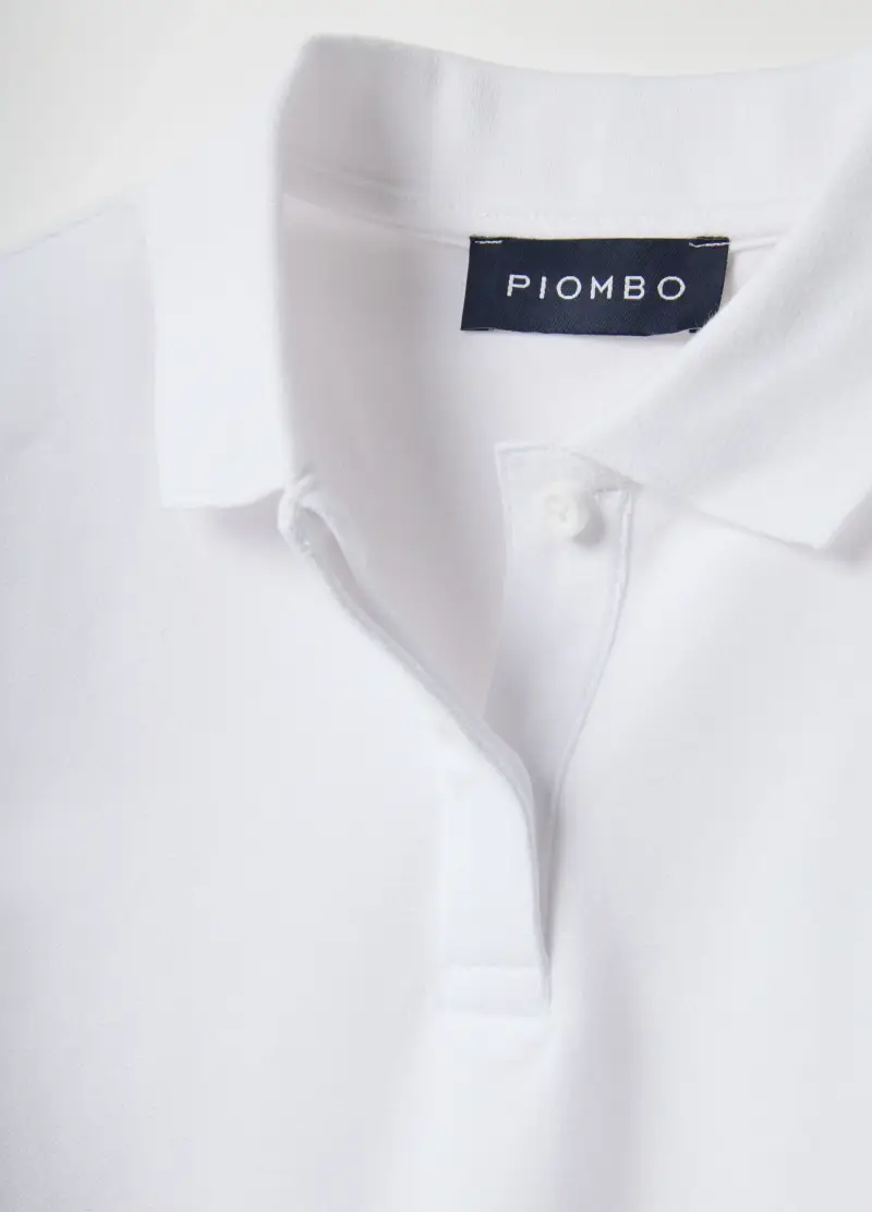 PIOMBO Polo Donna Bianco 4103446 miniatura 2